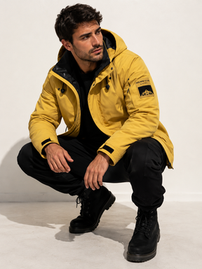 Jaqueta Masculina Impermeável Softshell com Capuz