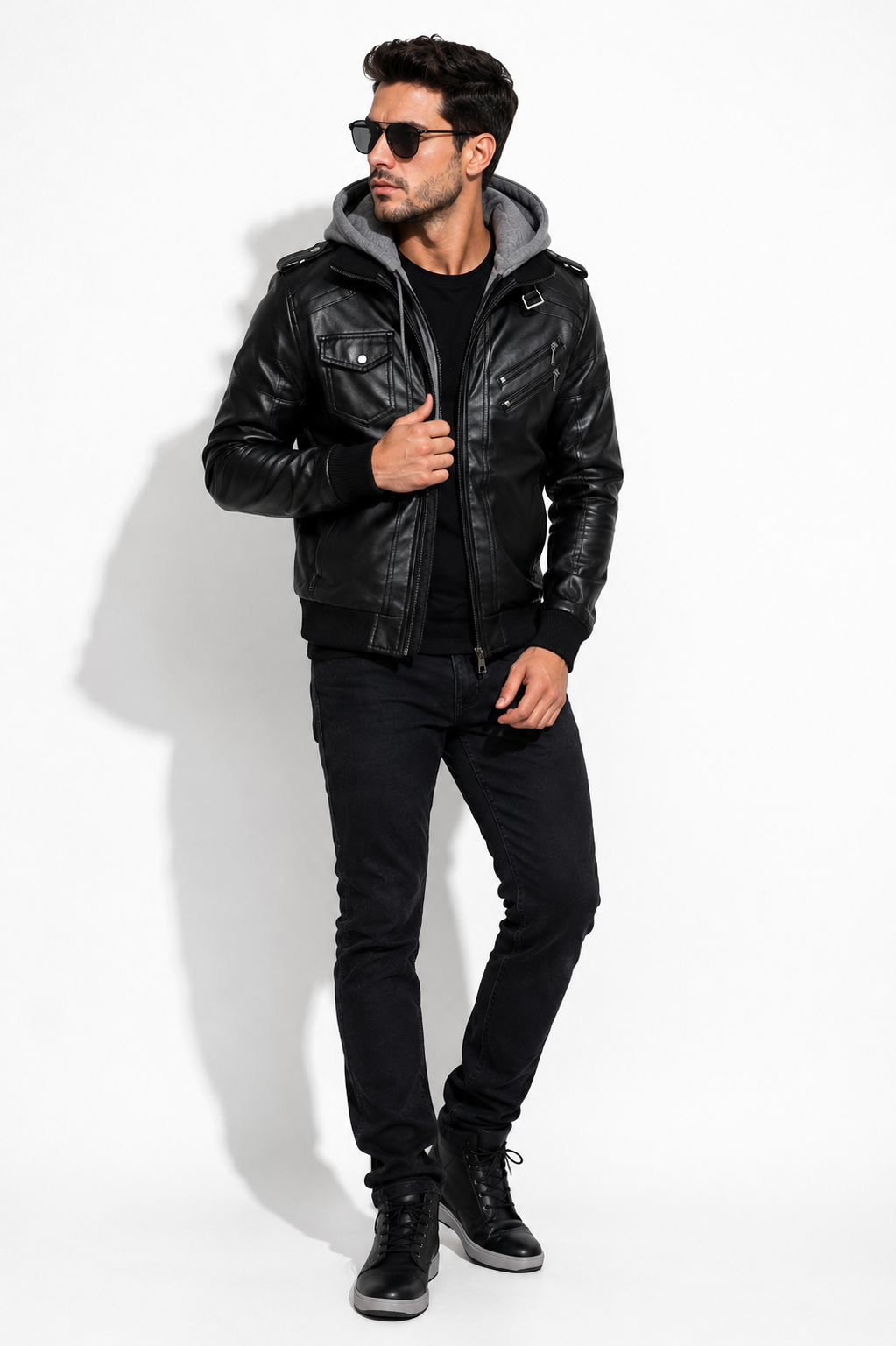 Jaqueta Masculina Couro Pantagonia