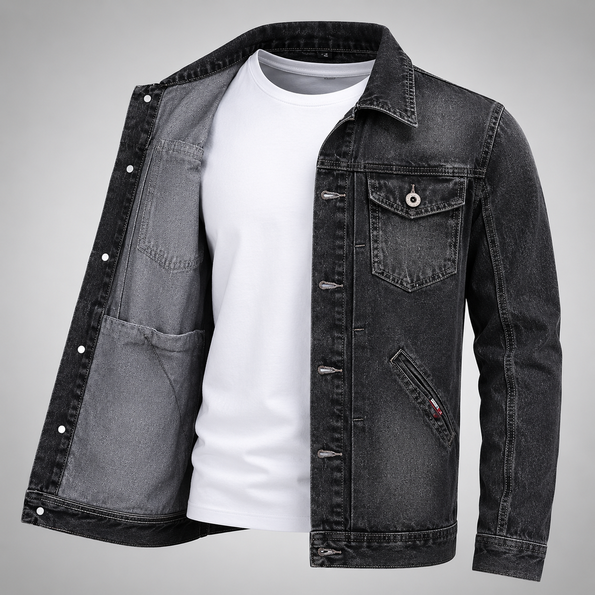 Jaqueta Jeans Masculina American Vintage