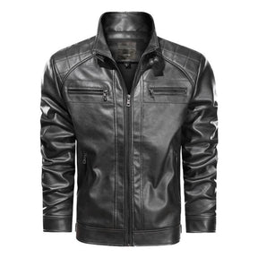 Jaqueta Masculina de Couro Slim