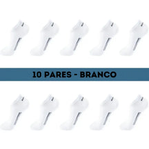 Meias Soquete Algodão - Kit 10 Pares