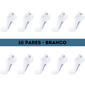Meias Soquete Algodão - Kit 10 Pares