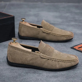 Mocassim Masculino de Camurça Allegante