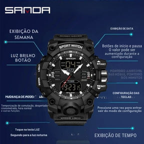 Relógio Esportivo Masculino TitanPulse - Sanda