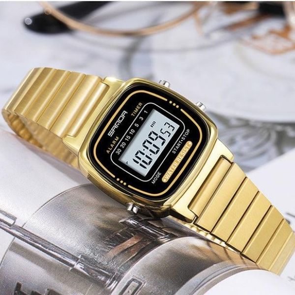 relogio feminino dourado
