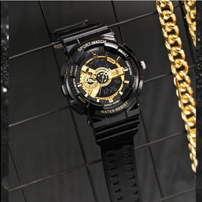 relogio masculino pulseira de borracha