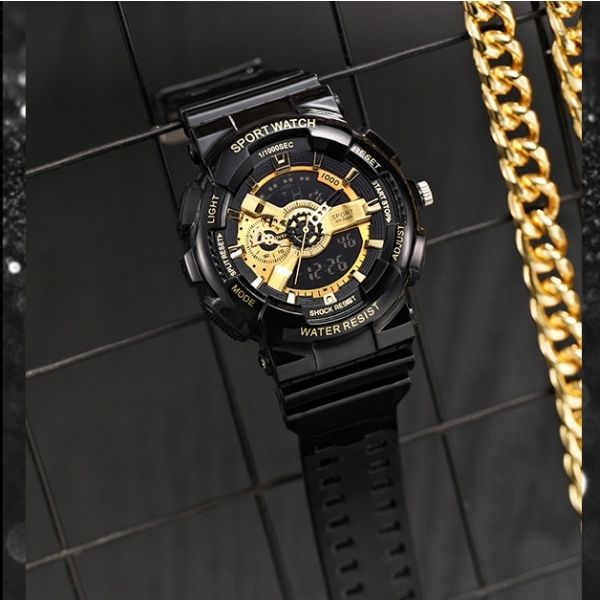 relogio masculino pulseira de borracha