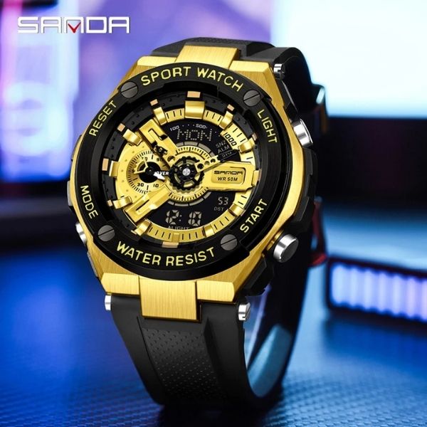 relogio masculino pulseira de borracha