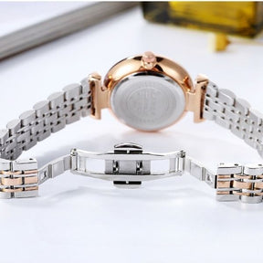 relogio rose feminino