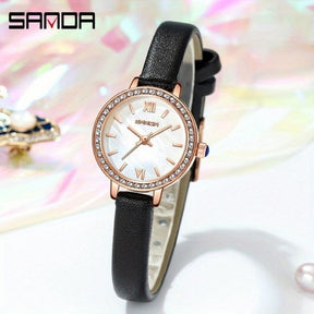 relogio feminino couro
