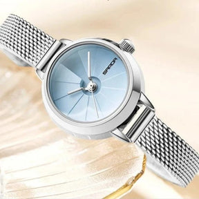 relogio feminino prata pequeno	