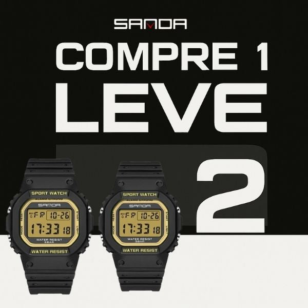 Relógio Digital Masculino DigiSport - Sanda | Compre 1 e Leve 2
