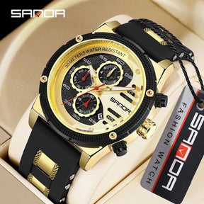 relogio masculino dourado