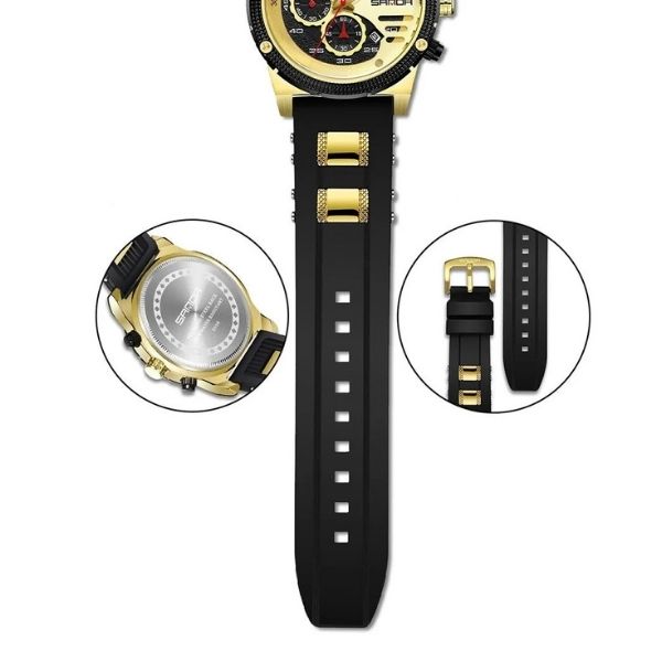 relogio masculino pulseira de borracha