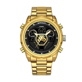 Relógio Masculino Dourado Wheel - Sanda