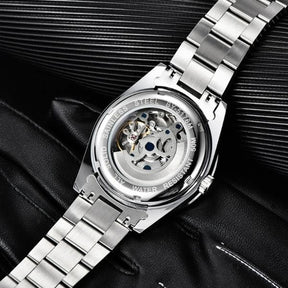 Relógio Masculino Prata Benyar Zephyr Black
