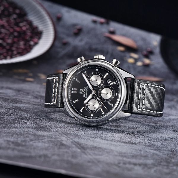 Relógio Masculino Benyar Basel SilverBlack