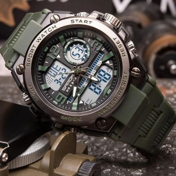 relogio masculino pulseira de borracha