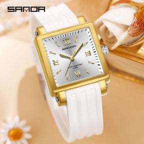 relogio feminino dourado
