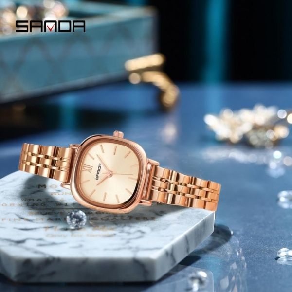 relogio feminino rose