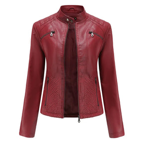 Jaqueta Feminina Casual com Zíper Estilo Streetwear - (Promoção de Inverno 2025)