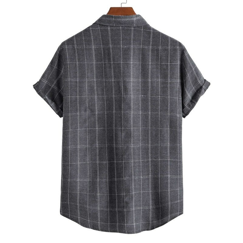 Camisa Casual Manga Curta Lunar