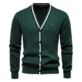 Cardigan Masculino Gola V Seattle
