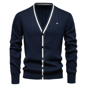 Cardigan Masculino Gola V Seattle