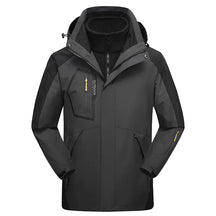 Jaqueta Masculina 3 em 1 com Forro Fleece Impermeável Corta-Vento – (Promoção de Inverno 2025)