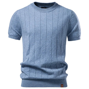 Camiseta Masculina Casual Listrada Positano