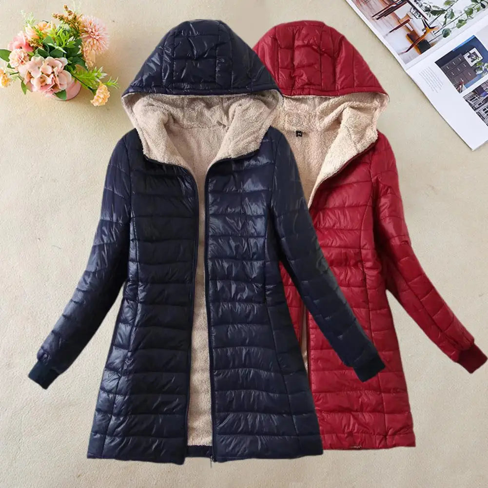 Casaco Feminino Longo Para Inverno Elegante - (Promoção de Inverno 2025)