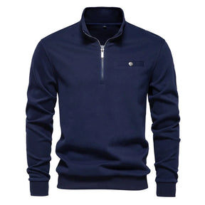 Moletom Masculino Meio Zíper Queenstown