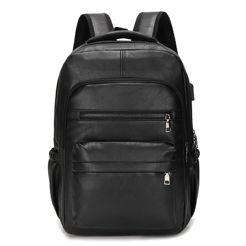 Mochila Executiva de Couro com USB | Business
