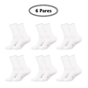 Kit 6 Pares Meias com Algodão