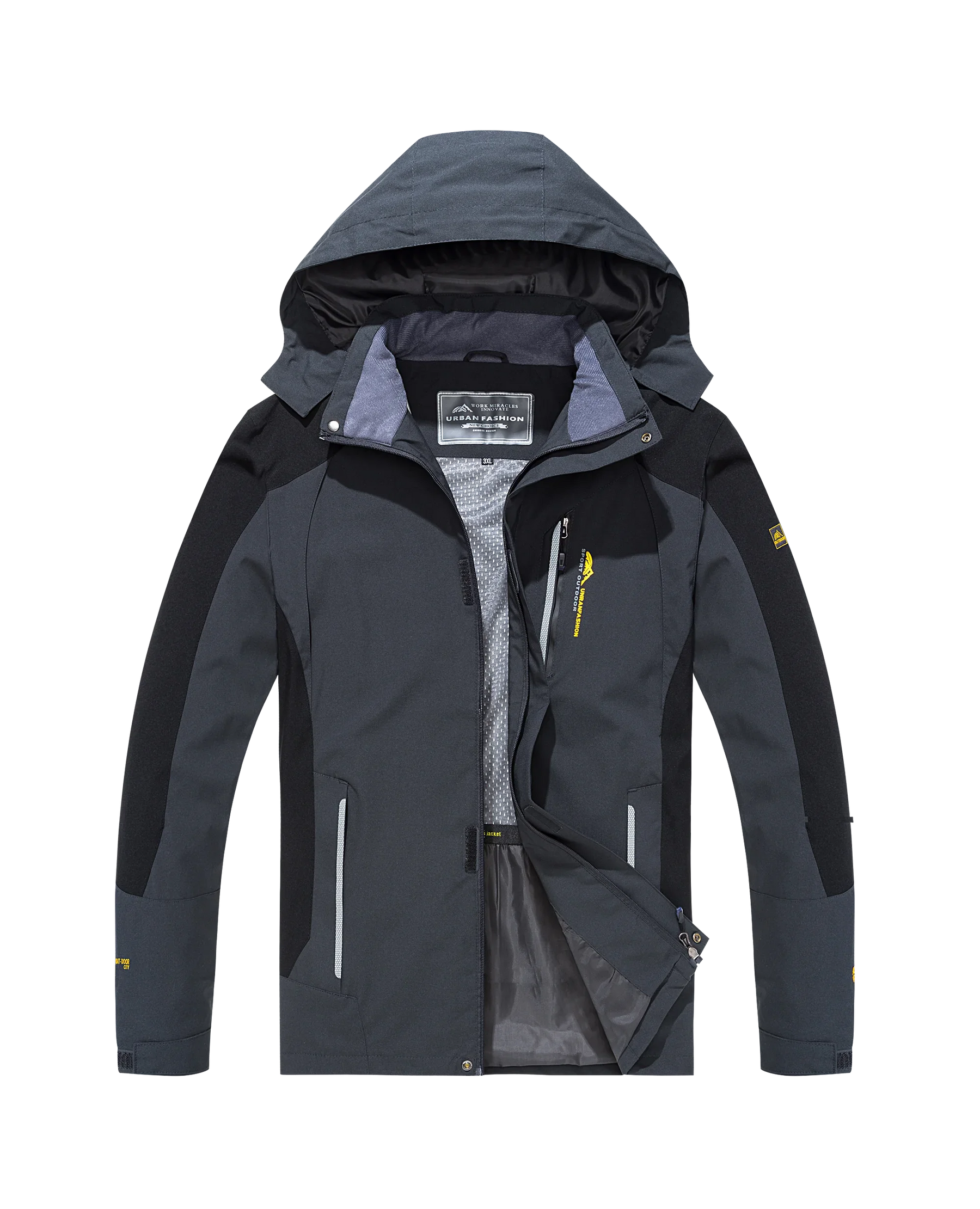 Jaqueta Masculina Impermeável para Trilha e Pesca com Proteção Contra Vento - (Promoção de Inverno 2025)