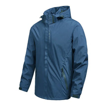 Jaqueta Masculina Impermeável Leve com Capuz para Trilhas e Escaladas - (Promoção de Inverno 2025)