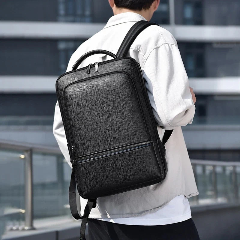 Mochila Executiva de Couro com USB | Allegante Leather