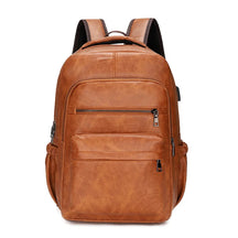 Mochila Executiva de Couro com USB | Business