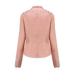 Jaqueta Feminina Fashion Style Estilo Biker com Zíper - (Promoção de Inverno 2025)