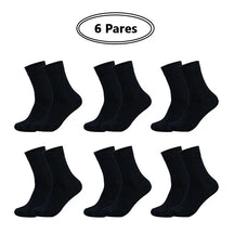 Kit 6 Pares Meias com Algodão