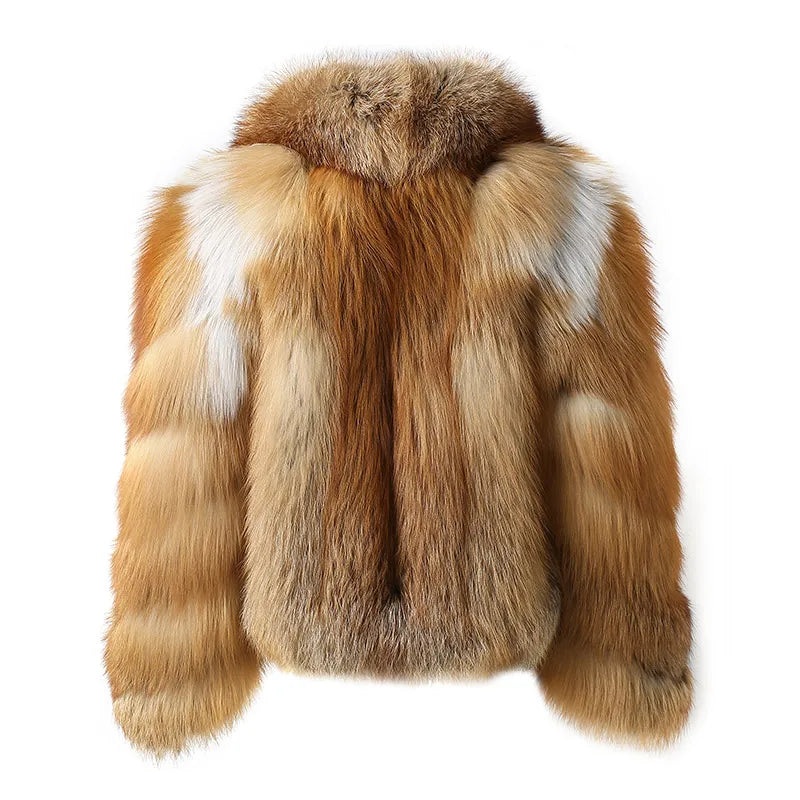 Casaco Feminino com Gola Alta Peluciado Para Inverno – (Promoção de Inverno 2025)