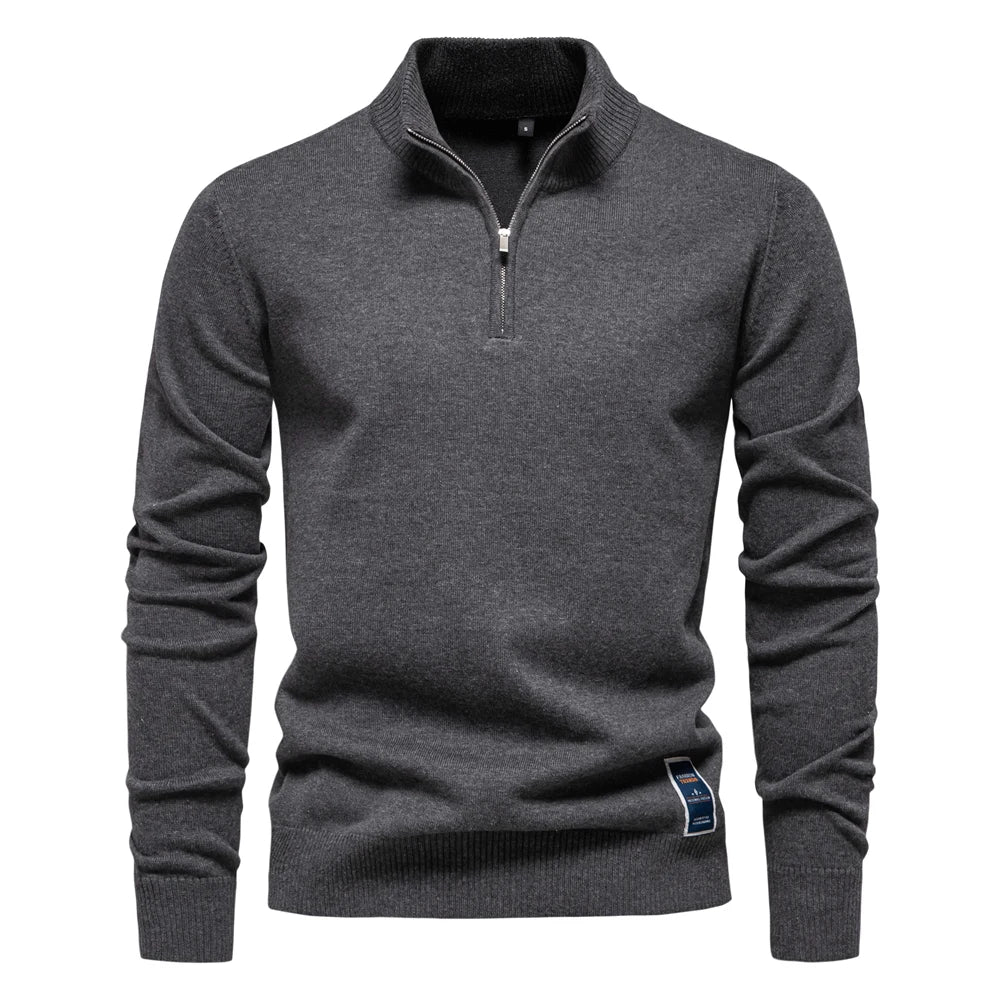 Suéter Masculino Meio Zíper Whistler