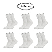 Kit 6 Pares Meias com Algodão