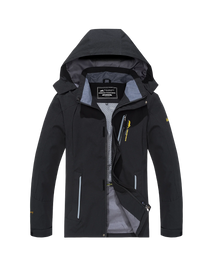 Jaqueta Masculina Impermeável para Trilha e Pesca com Proteção Contra Vento - (Promoção de Inverno 2025)