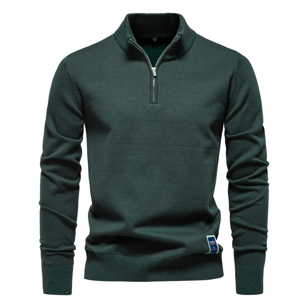 Suéter Masculino Meio Zíper Whistler