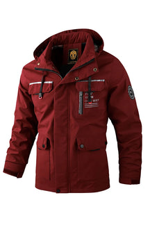 Casaco Masculino Casual Impermeável Com Capuz e Forro - (Promoção de Inverno 2025)