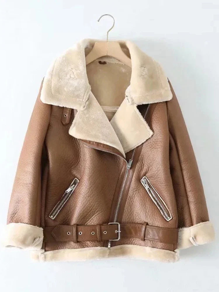 Casaco Feminino Acolchoado Faux com Gola - (Promoção de Inverno 2025)