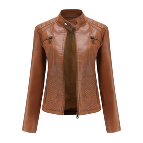 Jaqueta Feminina Casual com Zíper Estilo Streetwear - (Promoção de Inverno 2025)