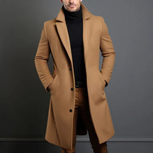 Jaqueta Longa Masculina de Inverno Lã Premium - (Promoção de Inverno 2025