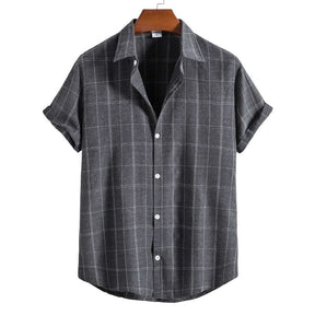 Camisa Casual Manga Curta Lunar